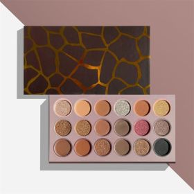 Matte Eyeshadow Palette Pro 18 Colors Pigmented Shimmer Glitter Eye Shadow Palette Blendable Long Lasting Waterproof Makeup Cosmetics Halloween M