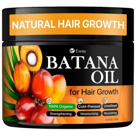 100% Raw Batana Oil for Hair Growth from Honduras Promotes Hair Density Reduces Split Ends for Women and Men 4.23oz