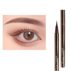 Matte Liquid Eyeliner Pencil Waterproof High Pigmented Long Lasting Eyeliner Eye Makeup (Color: brown)